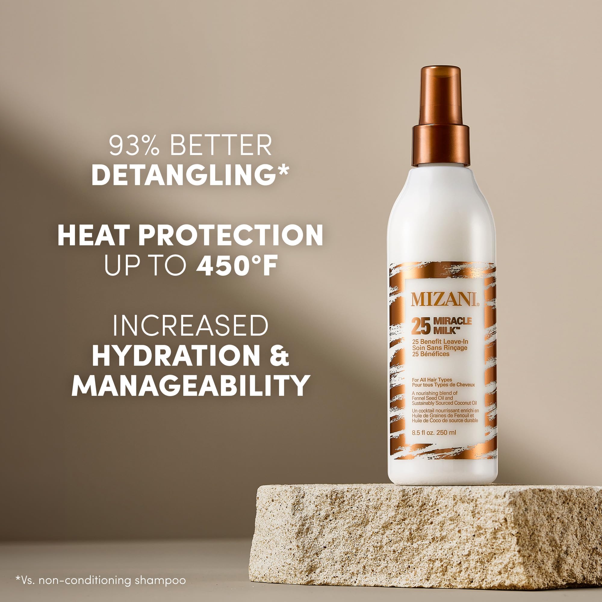 Mizani 25 Miracle Milk Leave In Conditioner, 8.5 Fl Oz, 8.5 ounces